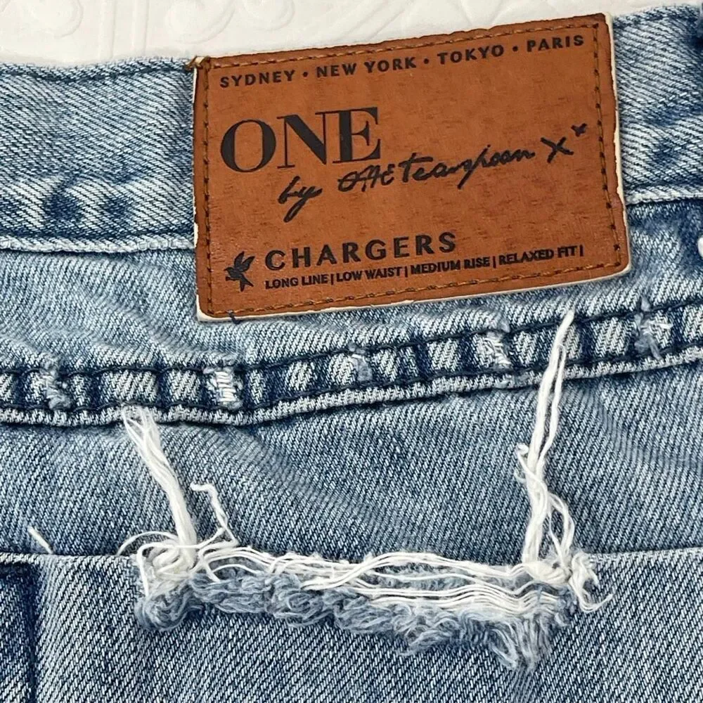 One Teaspoon Denim Shorts Sz 27